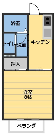 ハイツ山の手の間取り