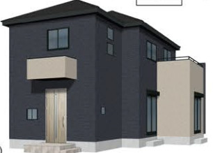 【仲介手数料無料】入間市野田９期２号棟　入間市の新築住宅なら西武ハウジングの外観パース