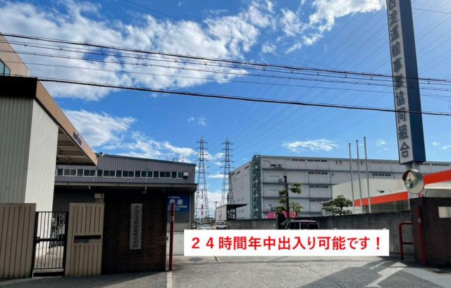 西淀川区中島2丁目　貸倉庫のエントランス|ゆとりのあるエントランスです