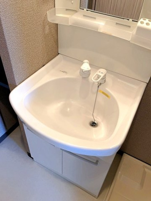 【洗面所】 | 仲介手数料半額！HPには初期費用掲載！アソシアグロッツォ・クアトロ博多