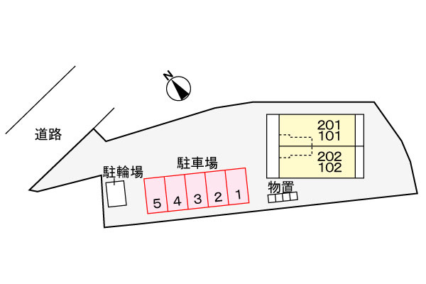 グランドホープ参番館の駐車場|駐車場