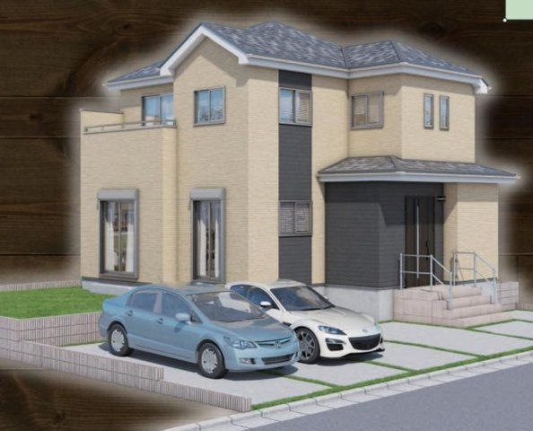 【仲介手数料無料】狭山市柏原全１棟　狭山市の新築住宅なら西武ハウジングの外観パース