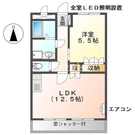 エル・センサーの間取り|間取図