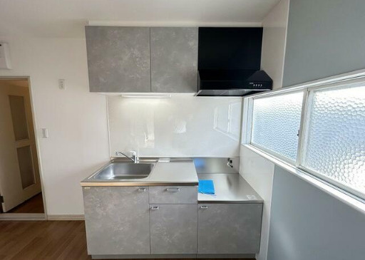 熊本市南区田迎３丁目のアパートのキッチン