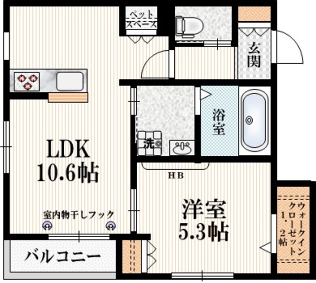 ドーマ吉祥寺の間取り|★１フロア２住戸★ウォークインクローゼット付き★
