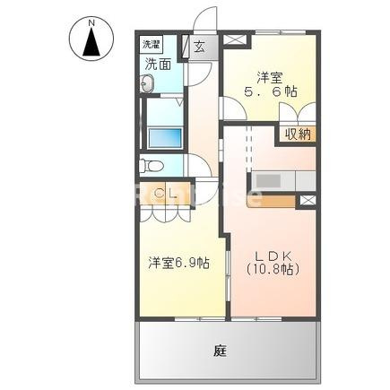 ジョイ パティオの間取り|間取図
