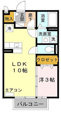ジュネス谷川の間取り