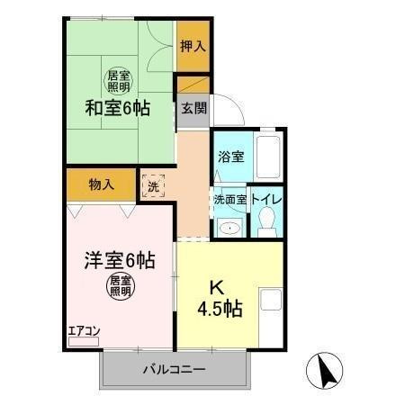 セジュールAIの間取り