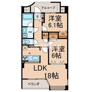 コントレール桜の間取り|間取り図