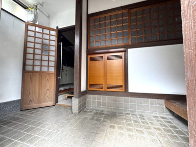 【玄関】 | 紫野東野町貸家