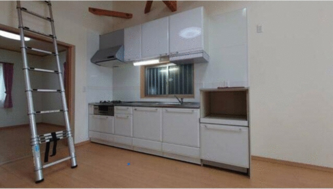 豊川市御油町鷺坂借家のキッチン