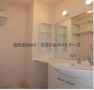 【洗面所】 | ディア・ラソ | 広い洗面スペース