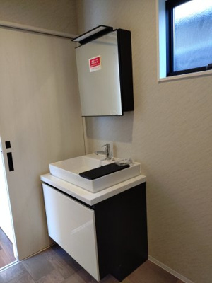 【洗面所】 | 高知市鴨部高町　新築売家　4LDK