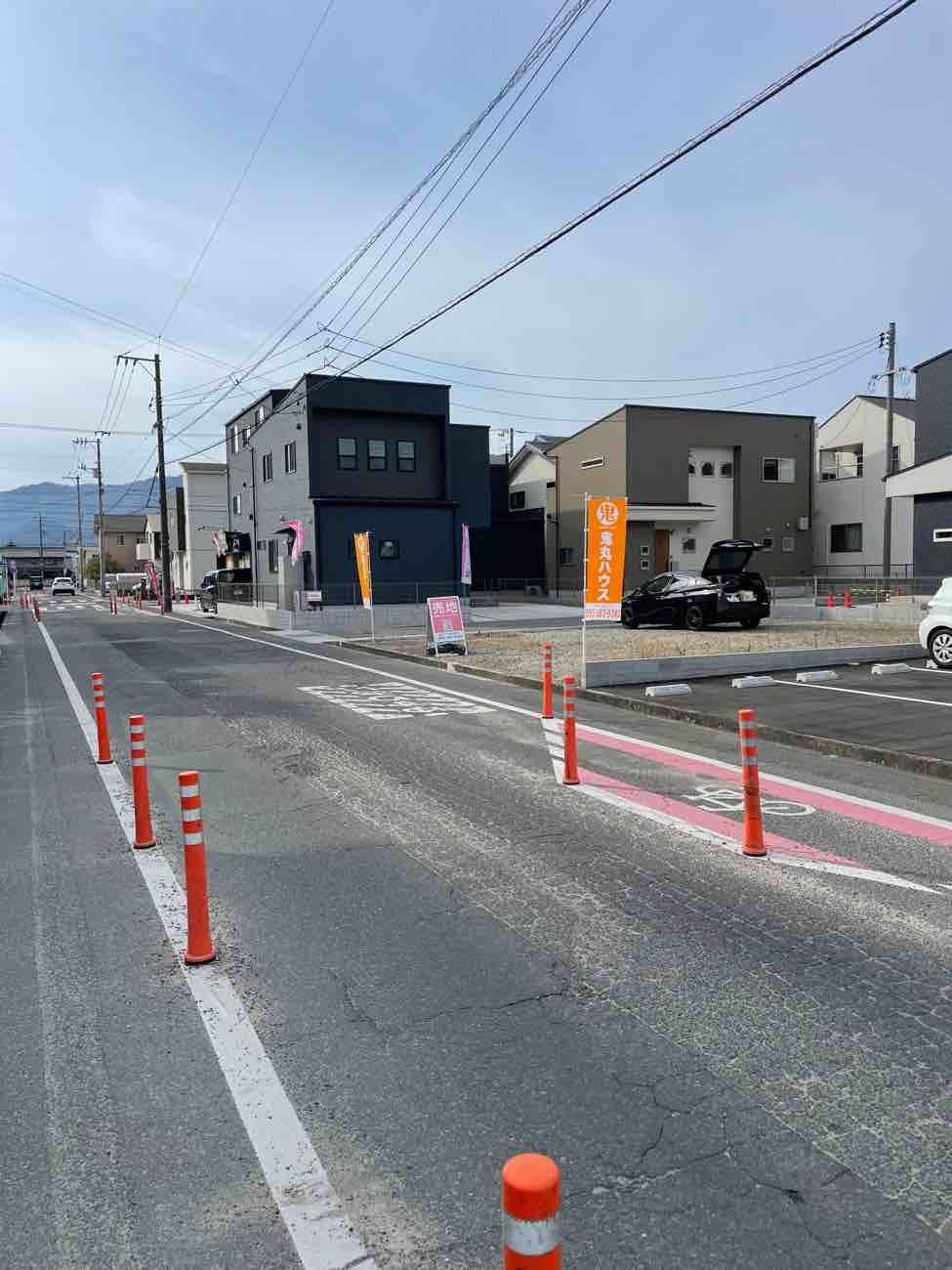 福山市新涯町の前面道路含む現地写真|現地（2024年10月10日）撮影