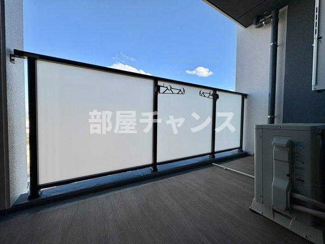 ディアレイシャス金山Ⅱのバルコニー