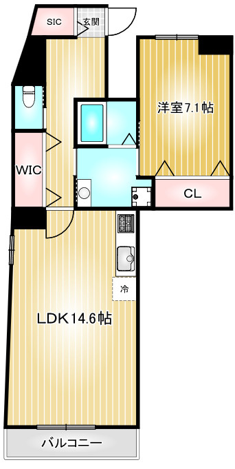 N apartment|名古屋市の賃貸ならMy賃貸の間取り|N apartment