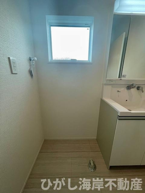 茅ヶ崎市今宿　新築戸建　全4棟のランドリースペース|洗濯機置場