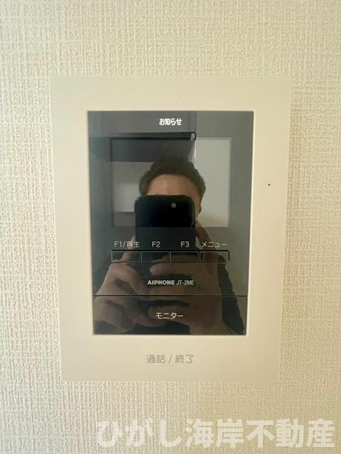 茅ヶ崎市今宿　新築戸建　全4棟のセキュリティ|TVモニター付きインターフォン