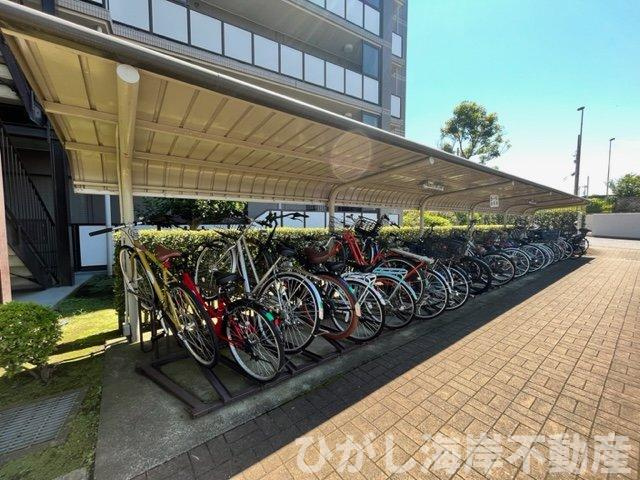 ダイアパレス茅ヶ崎南湖の駐輪場|敷地内駐輪場