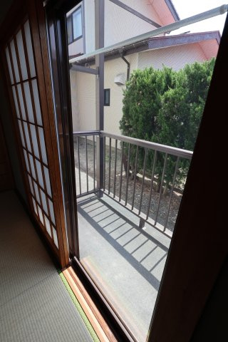 コーポ共栄Ⅱのバルコニー