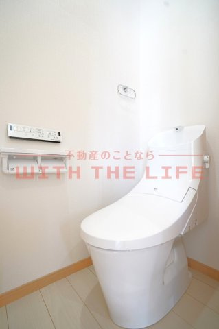 エスカレント広川【キャッシュバック対象物件】のトイレ|シンプルで使いやすいトイレです