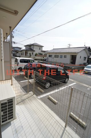 エスカレント広川【キャッシュバック対象物件】のバルコニー|開放的で明るい空間を演出してくれるバルコニーです