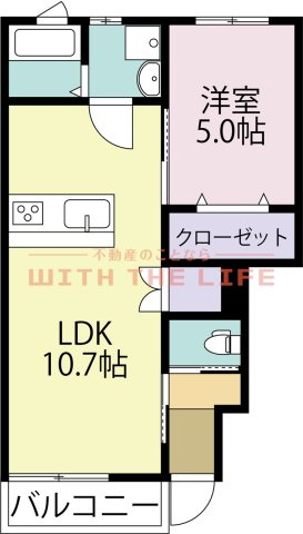 エスカレント広川の間取り