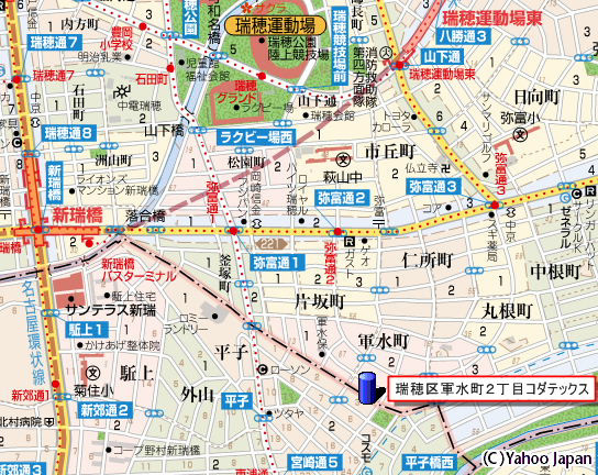 軍水町２ー６５－１０コダテックスⅤＡの地図