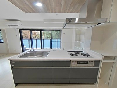菊池郡菊陽町武蔵ヶ丘北２丁目の賃貸マンションのキッチン