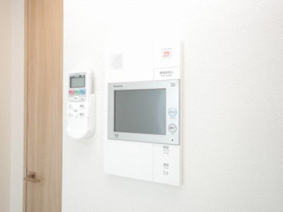 【セキュリティ】 | ジオエント福島野田 | モニター付きインターホンです