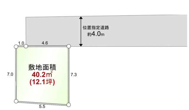 既存宅地につきどなたでも建築可　売地　新座市道場1丁目