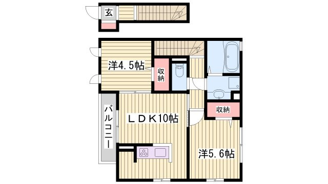 Sumika　Aの間取り