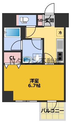 【間取り】 | ディアレイシャス丸の内 | 間取りです。
