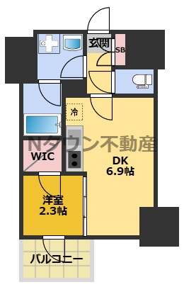 【間取り】 | ディアレイシャス丸の内 | 間取りです。