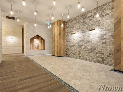【ロビー】 | T’s RESIDENCE NAGOYA | 落ち着いたロビーです