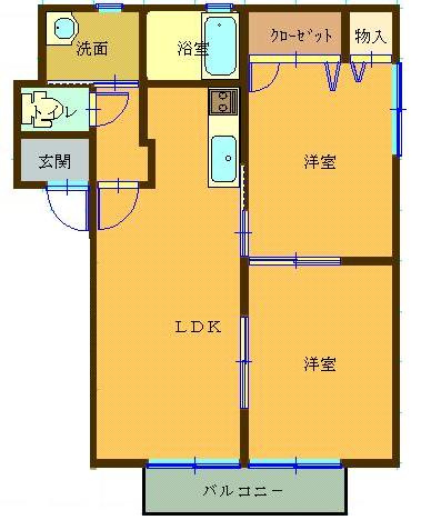 レジデンシャルB棟の間取り