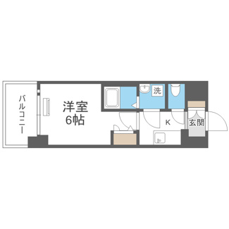 【間取り】 | エスリード弁天町ルシェンテ