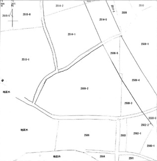 【土地図】 | 児玉郡上里町七本木　売地 | 七本木2508-2