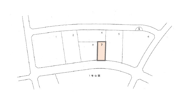 〇読谷村大木　売土地の区画図