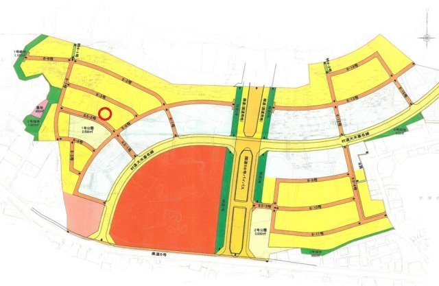 〇読谷村大木　売土地の区画図