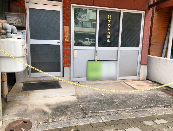 大阪市北区天満橋２丁目　貸店舗事務所の外観|1階はこのようになっています