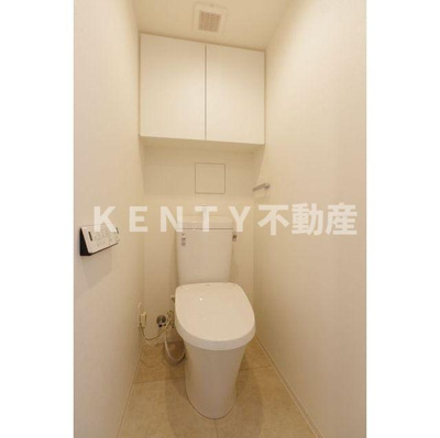 【トイレ】 | ジニア不動前 | シンプルで使いやすいトイレです