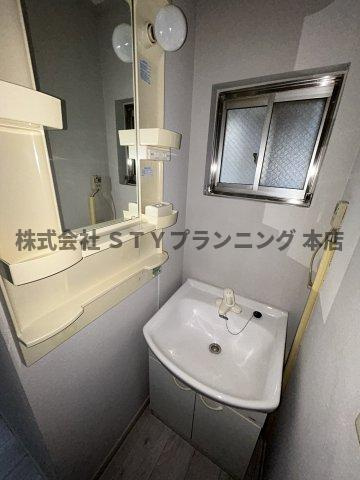 仲介手数料０円！ハイツ扇の独立洗面台