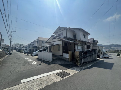 【外観】 | 戸坂新町二丁目　土地 | 閑静な住宅街　※引渡しは契約後2ケ月要す