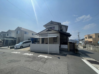 【外観】 | 東区戸坂新町二丁目　土地　古家あり　建築条件のない角地　※引渡しは契約後2ケ月要す