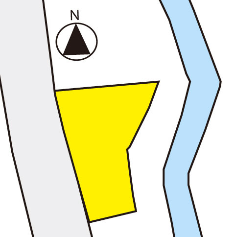 【区画図】 | 沼津市岡一色 中古住宅 EH05574 | 沼津市岡一色　地形図