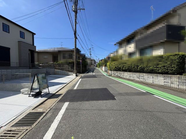 【その他】 | 春日市須玖南6丁目2期　1号棟（全2棟）【仲介手数料無料・0円】 | 現地写真。前面道路です。