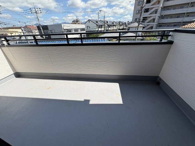 【バルコニー】 | 春日市須玖南6丁目2期　1号棟（全2棟）【仲介手数料無料・0円】 | 現地写真。