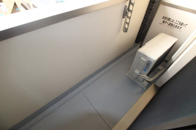 京都市伏見区新町１２丁目の賃貸マンションのバルコニー|バルコニーです。