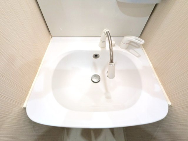 N-stage上野の設備|トイレと独立した洗面室、ハンドシャワー付洗面台